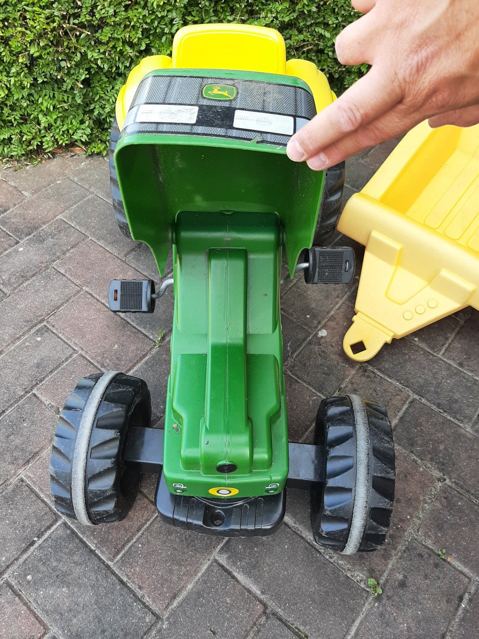 Speelgoed trekker met karren