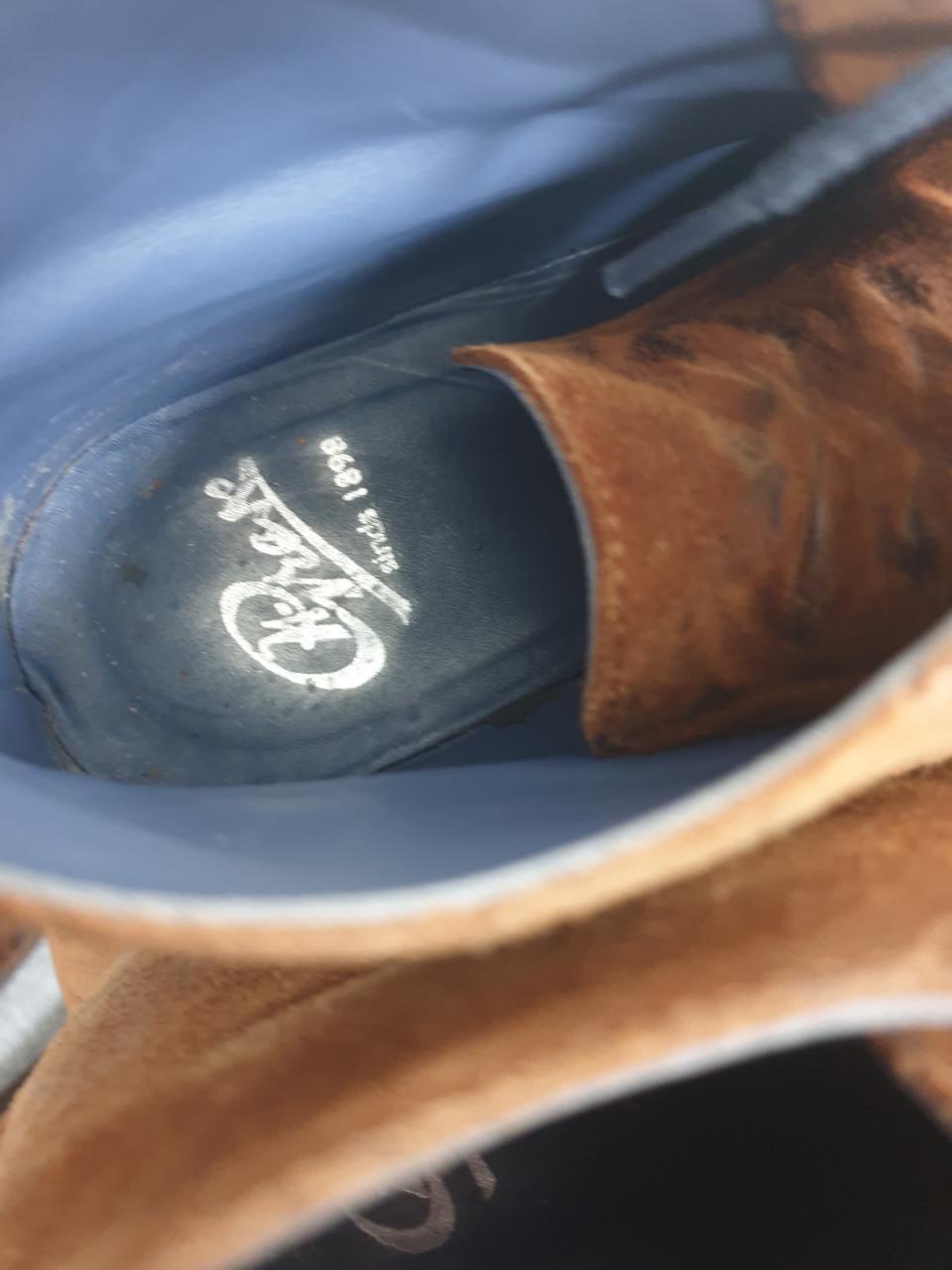 GREVE suede hoge schoen heren 42