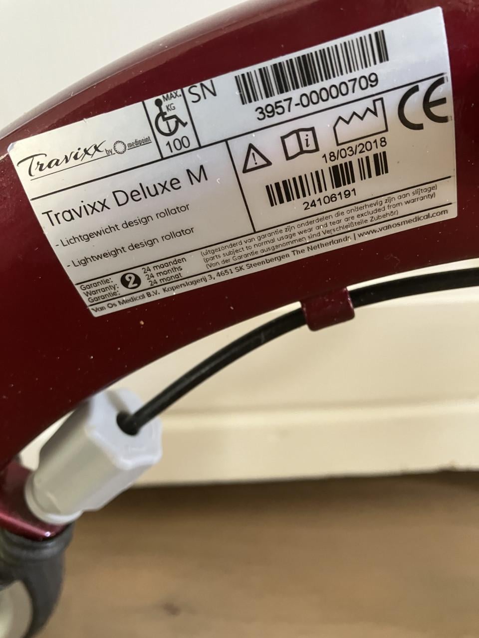 TE KOOP Travixx rollator de luxe