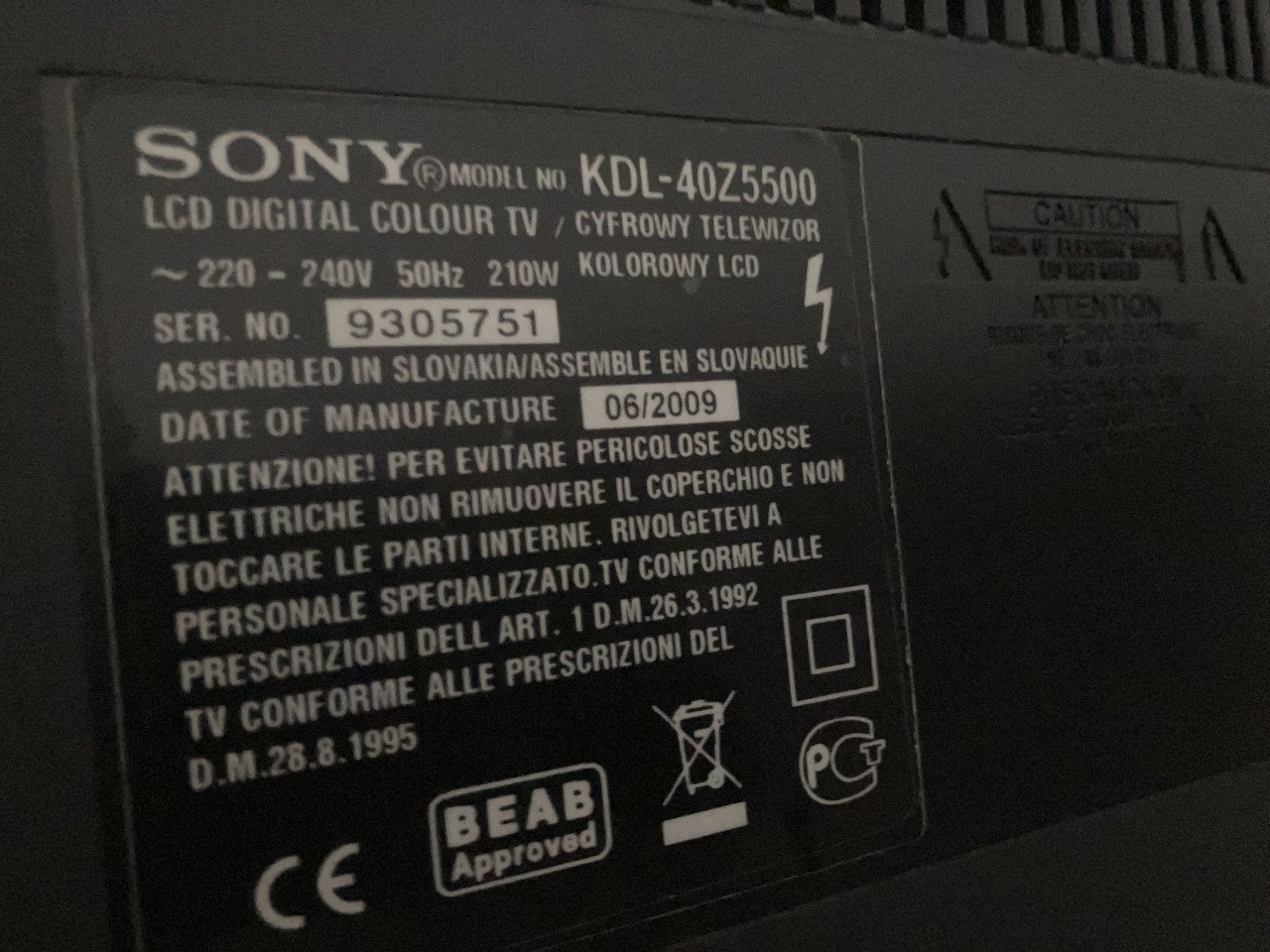 Televisie standaard, tv accessoire