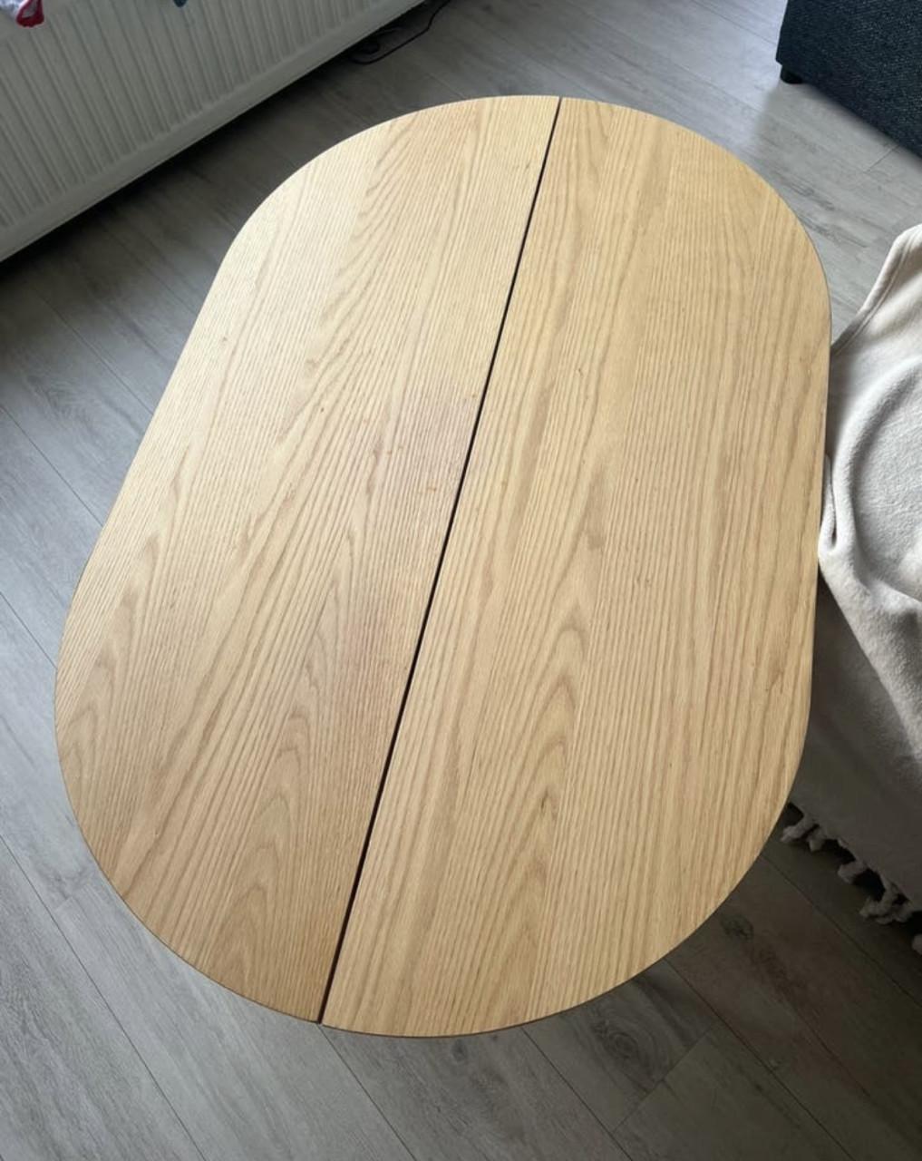 Salon tafel jysk groot ovaal