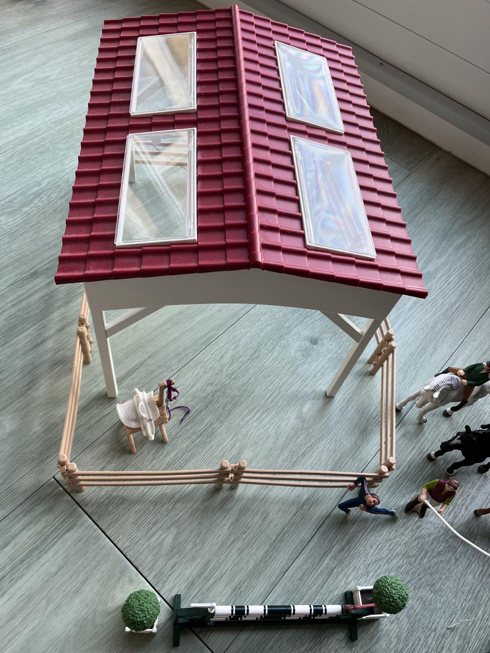 Schleich Manege met amazones en paarden