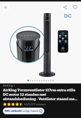 Ventilator Airking 117 cm