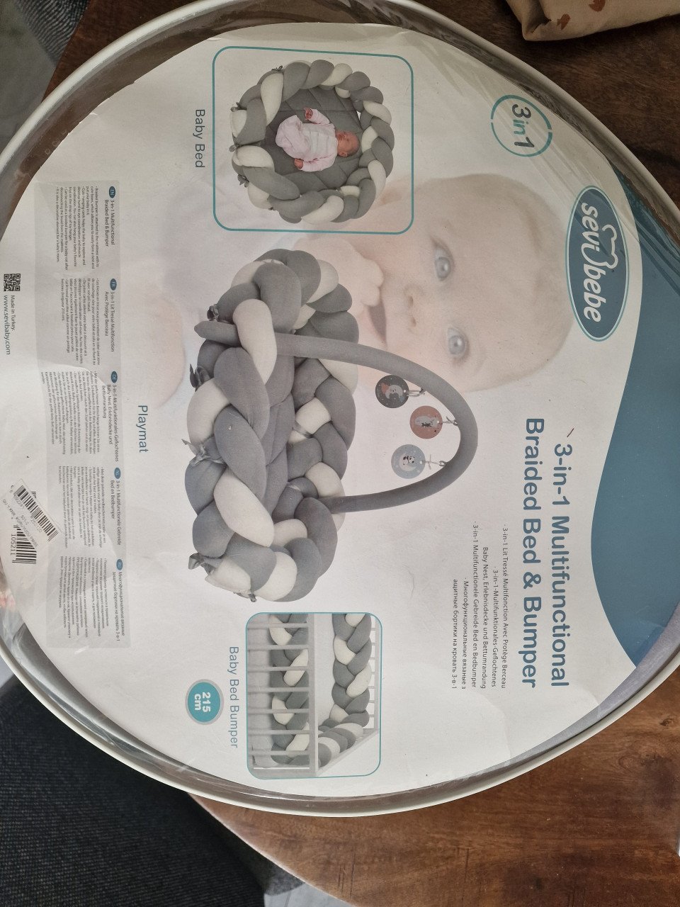 Sevibaby 3 in 1 babynest & bedbumper