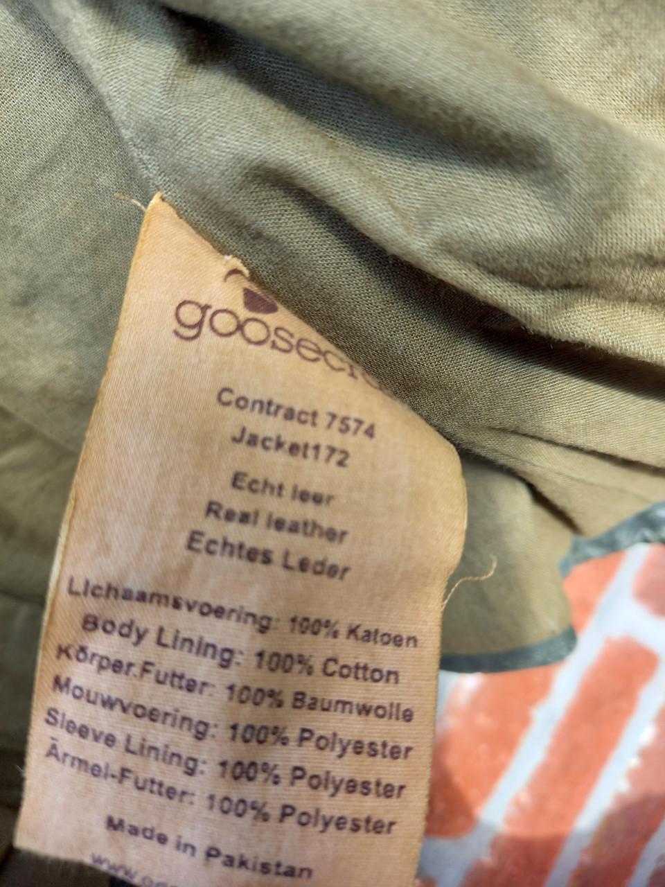 Leren jas Goosecraft