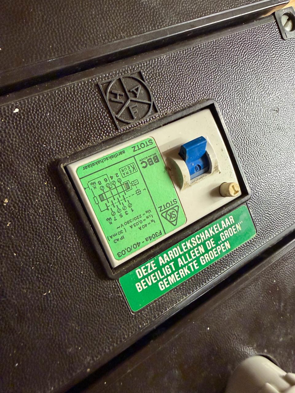 Onderdelen meterkast