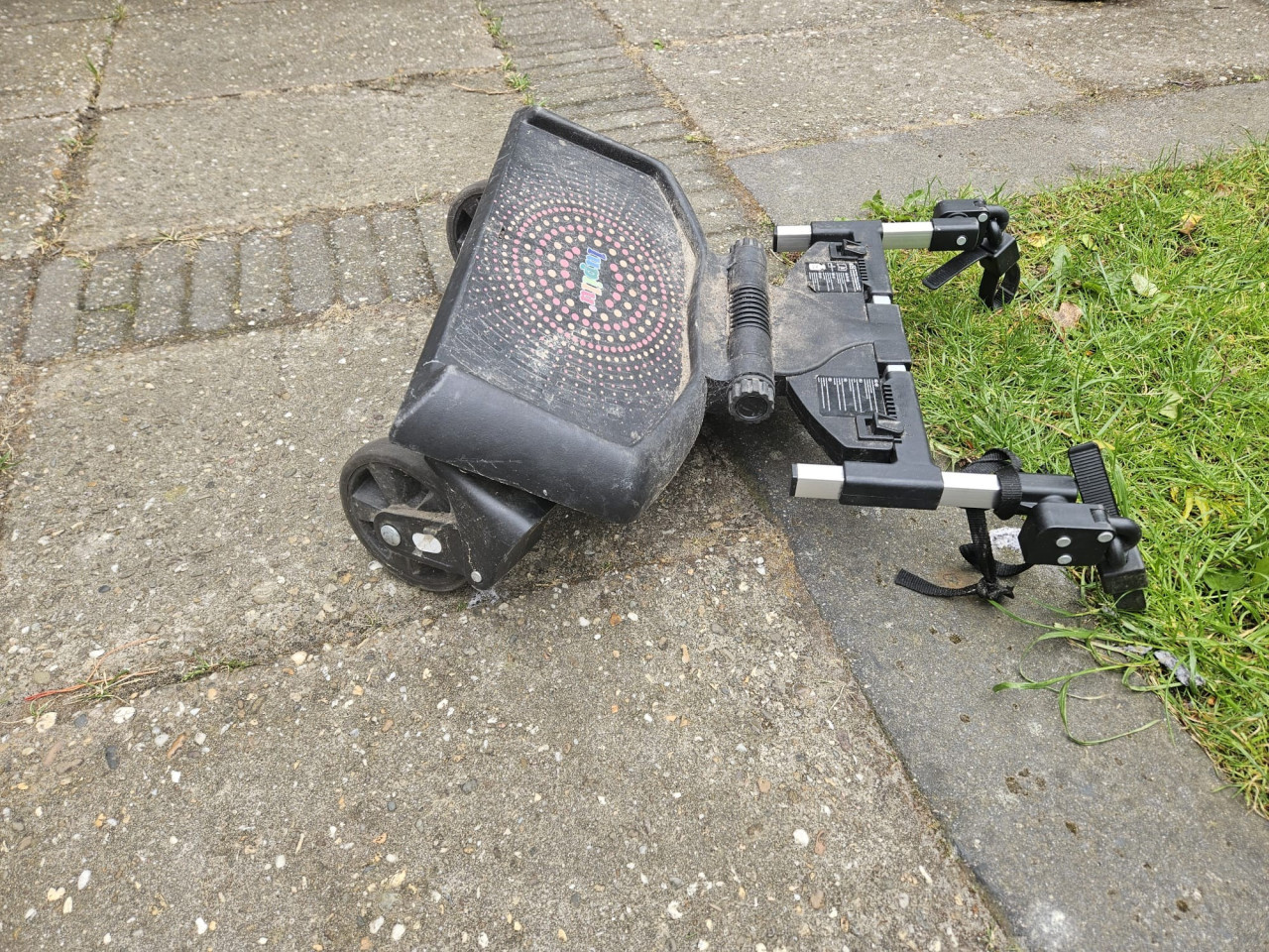 Meerijplankje voor kinderwagen