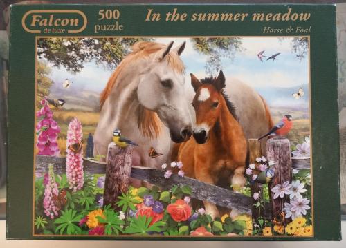 Puzzel In the summer meadow