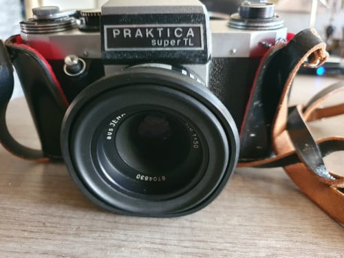 Mooie jaren 70  Praktica Super TL met Meyer-Optik jena lens...