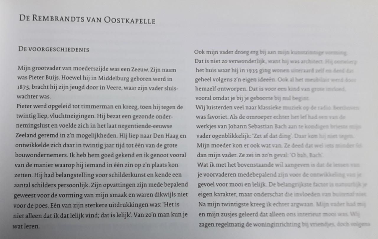 De Rembrandts van Oostkapelle,  door Th. Laurentius & Tiny Polderman