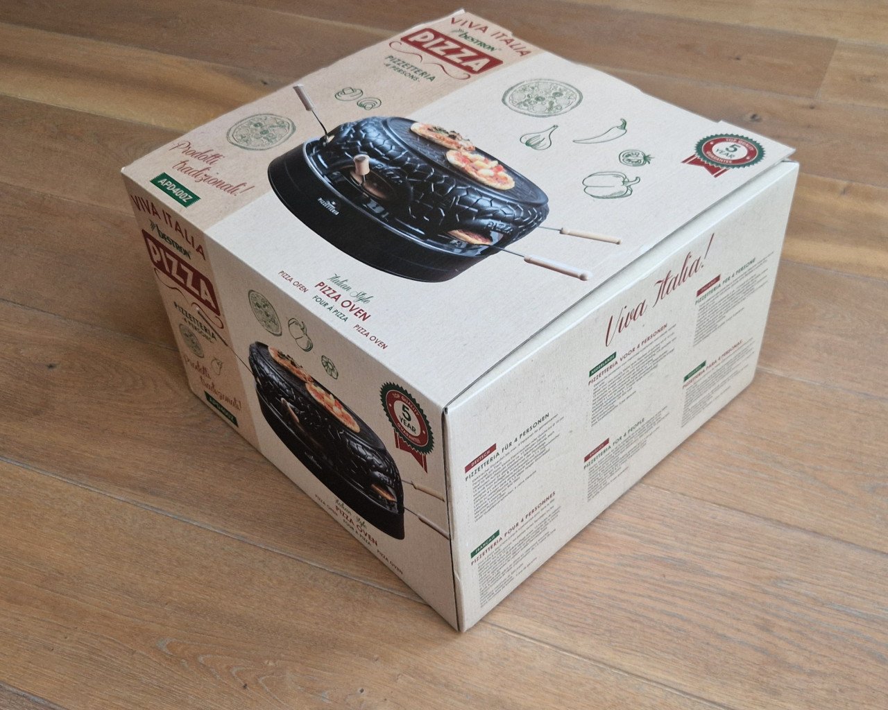 Pizzaoven Bestron APD400Z voor 4 personen