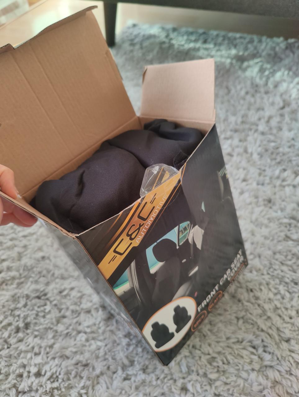 Auto stoel hoezen zwart