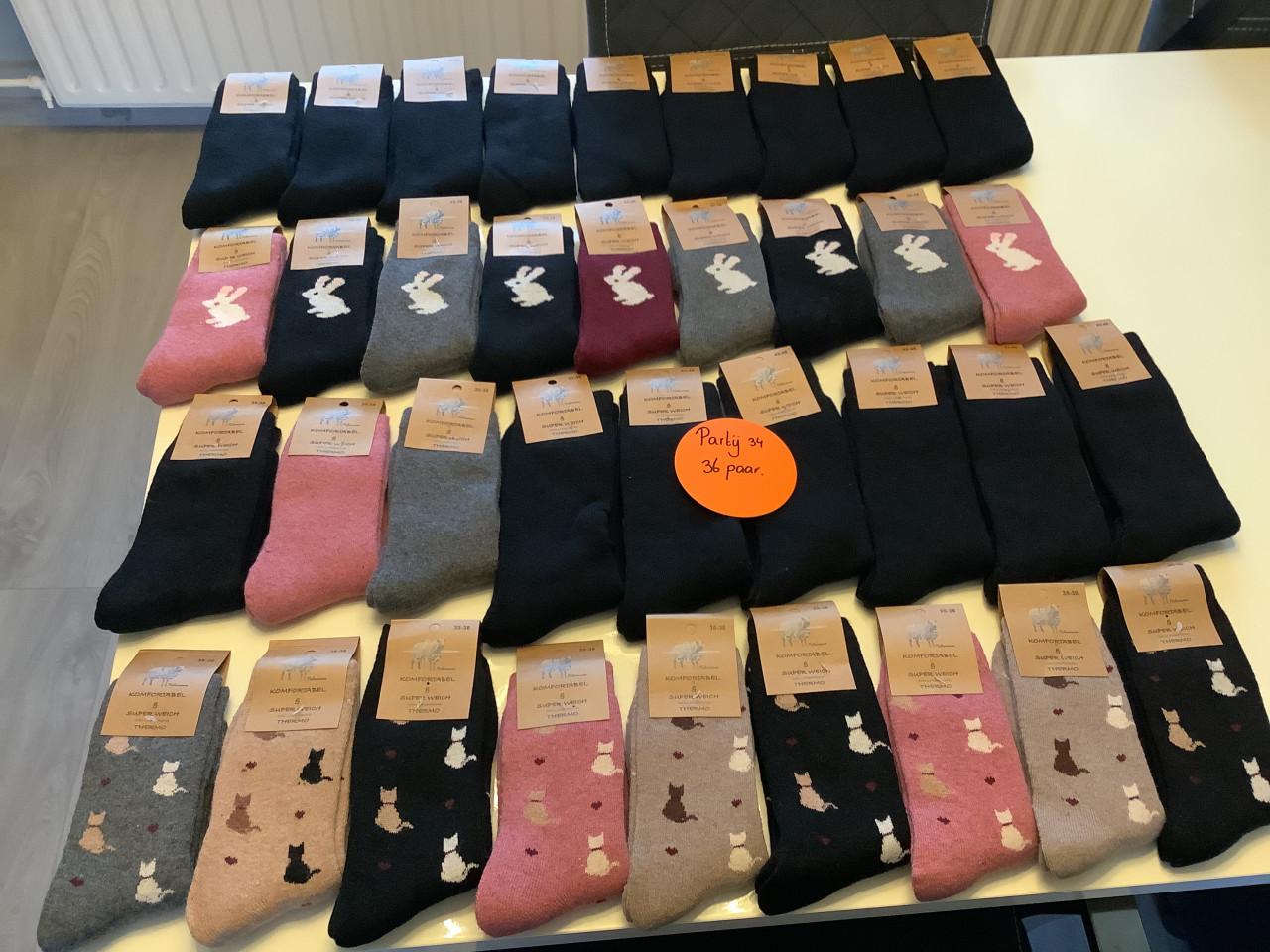 Partij heerlijk warme wollen sokken. (Partij 34)