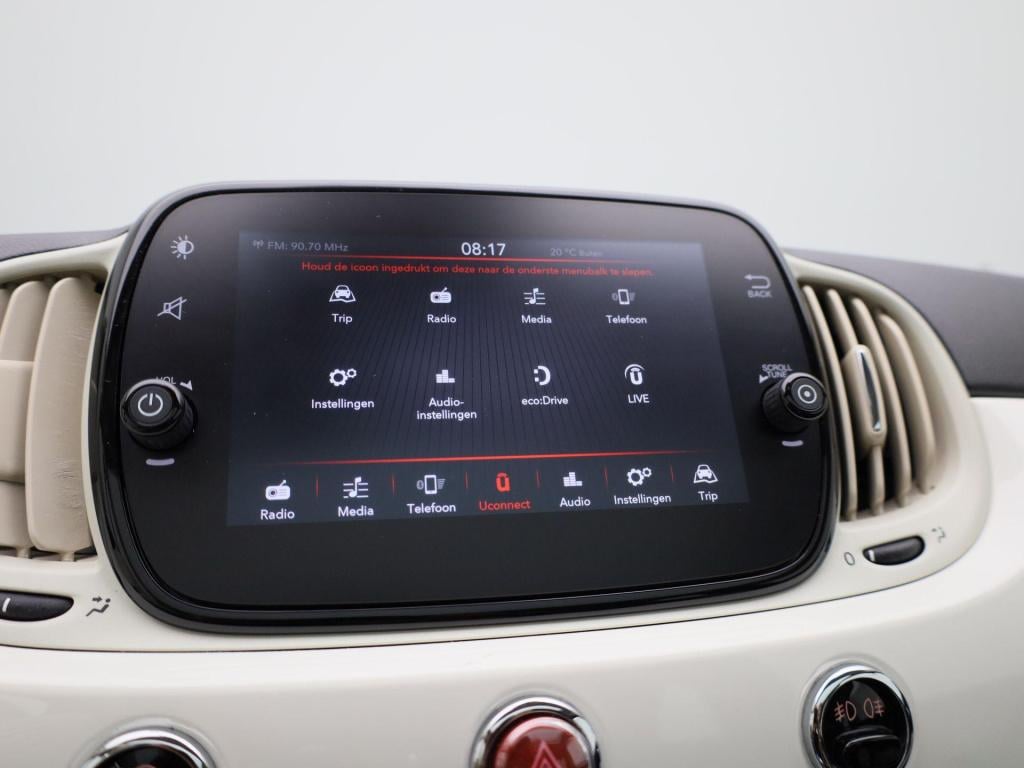Fiat 500 1.0 hybrid star | panorama dak | dab | lmv | cruise control | airc