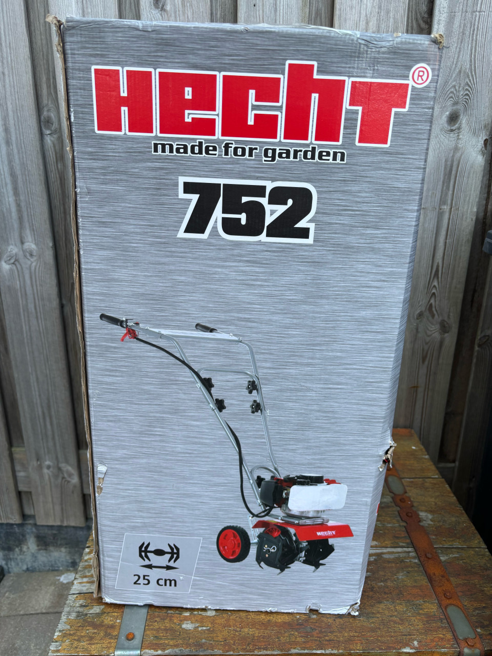 Hecht 752 benzine grondfrees 2x gebruikt