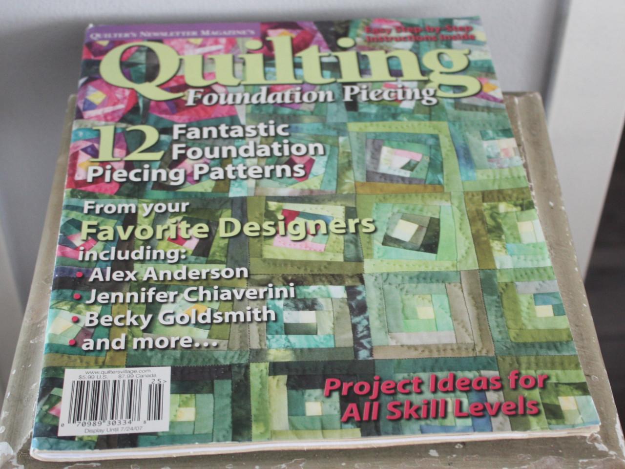 Quilting quilts newsletter magazine 2007