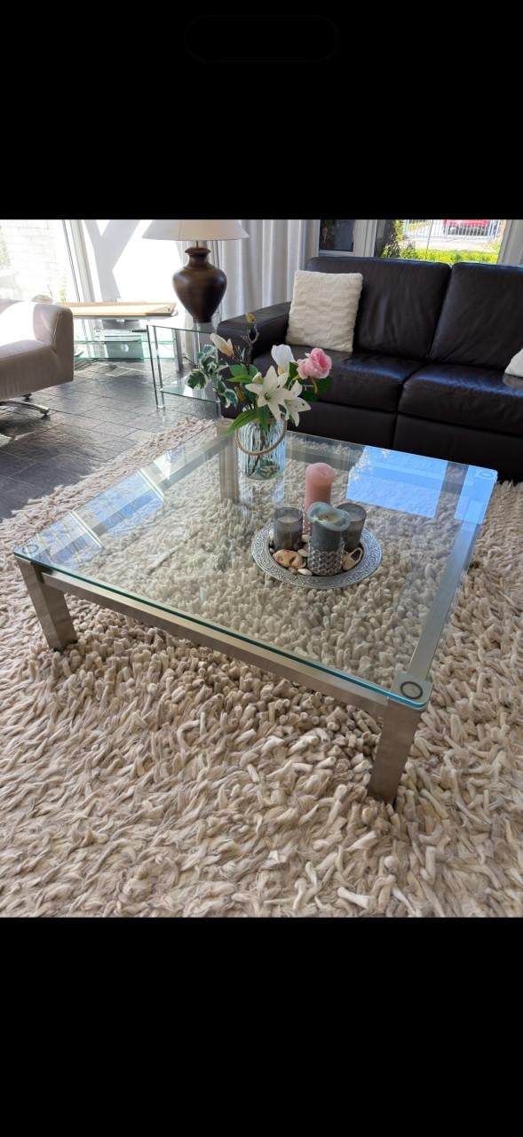 Glazen tafel