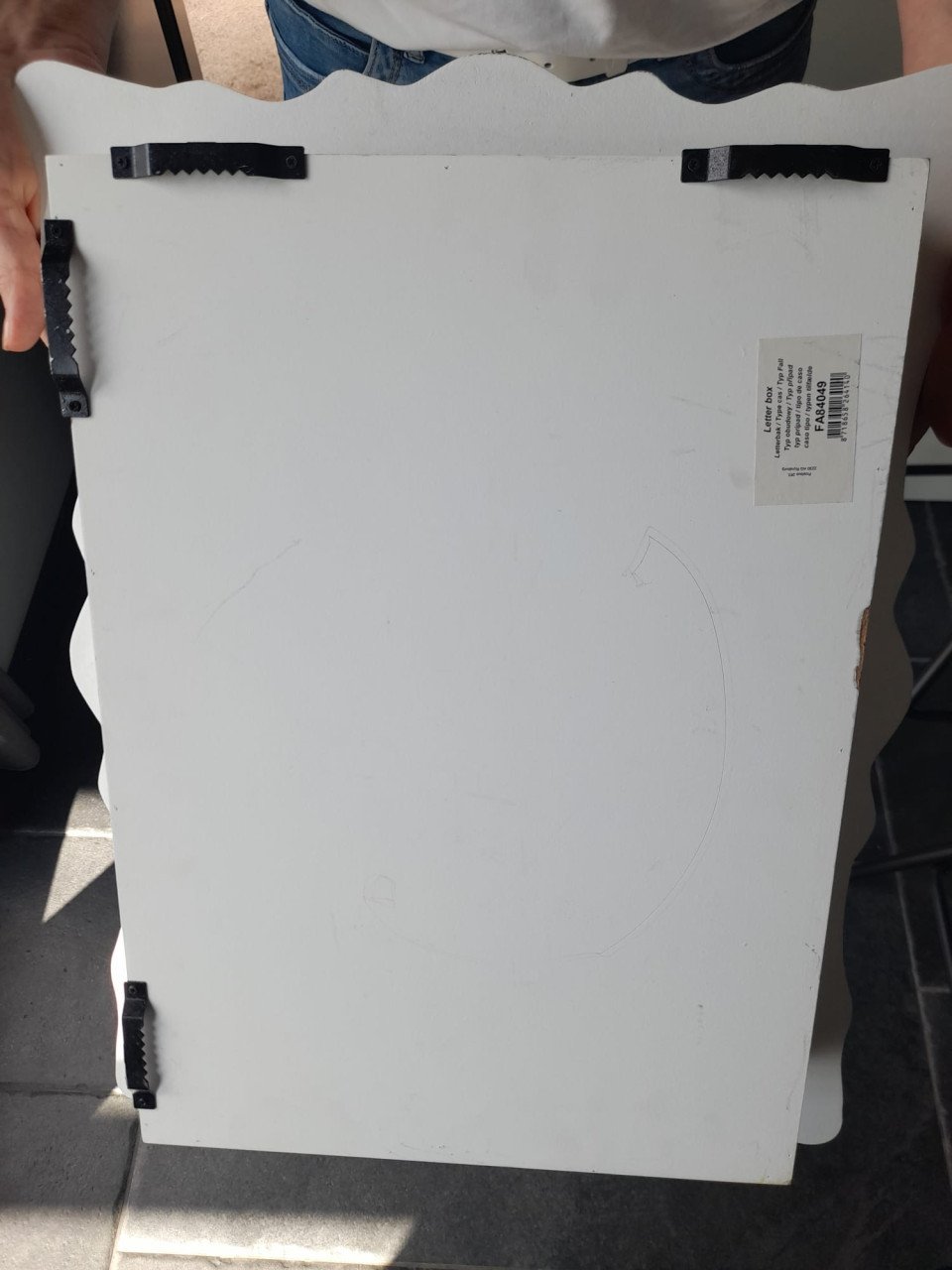 Letterbak wandkastje brocante look