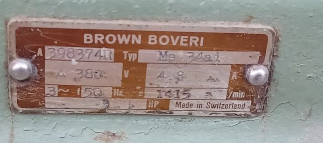 Zware electromotor, Brown Boveri