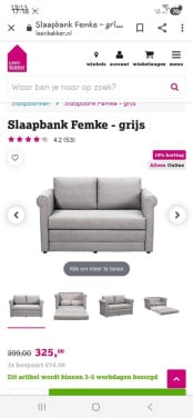 Slaapbankje voor in schuur ofzo. chillbank