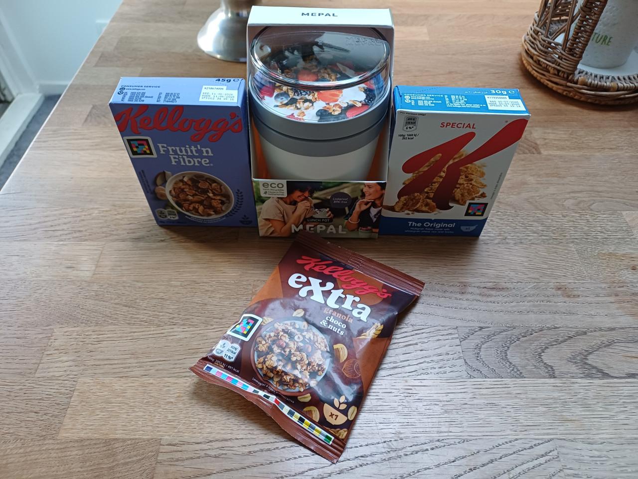 NIEUW: MEPAL lunch pot Ellipse, lekvrij, bpa-vrij (500 ml + 200 ml)