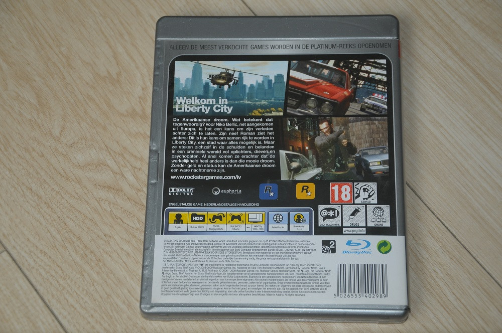 Spel PS3 - Grand Theft Auto IV, ZGAN!