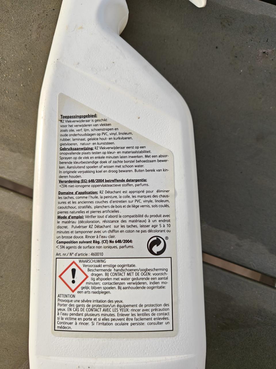 Rz vlekverwijderaar