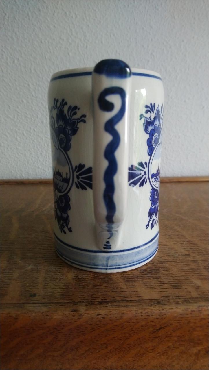 Bierpul Delfts Blauw h 13 cm