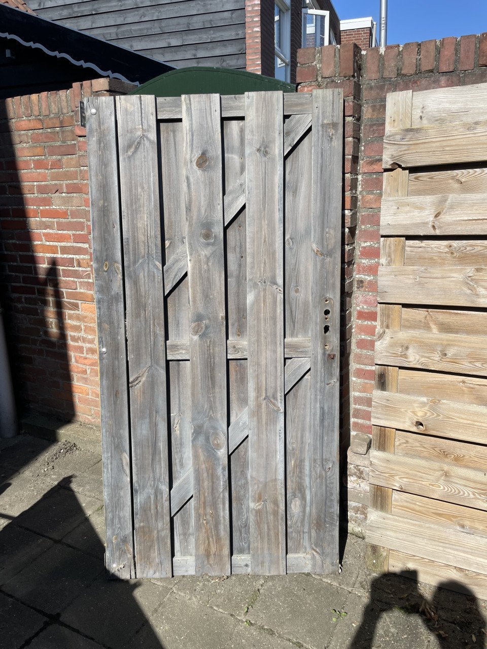 Te koop Houten poort deur