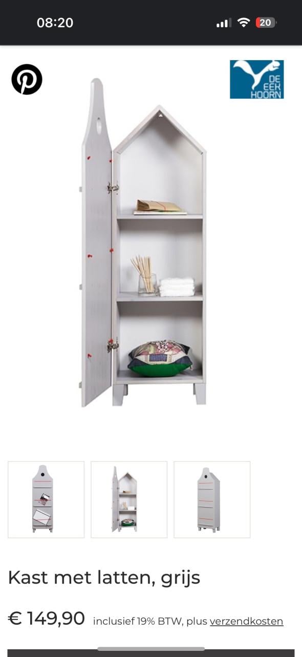 Speelgoed boeken kast