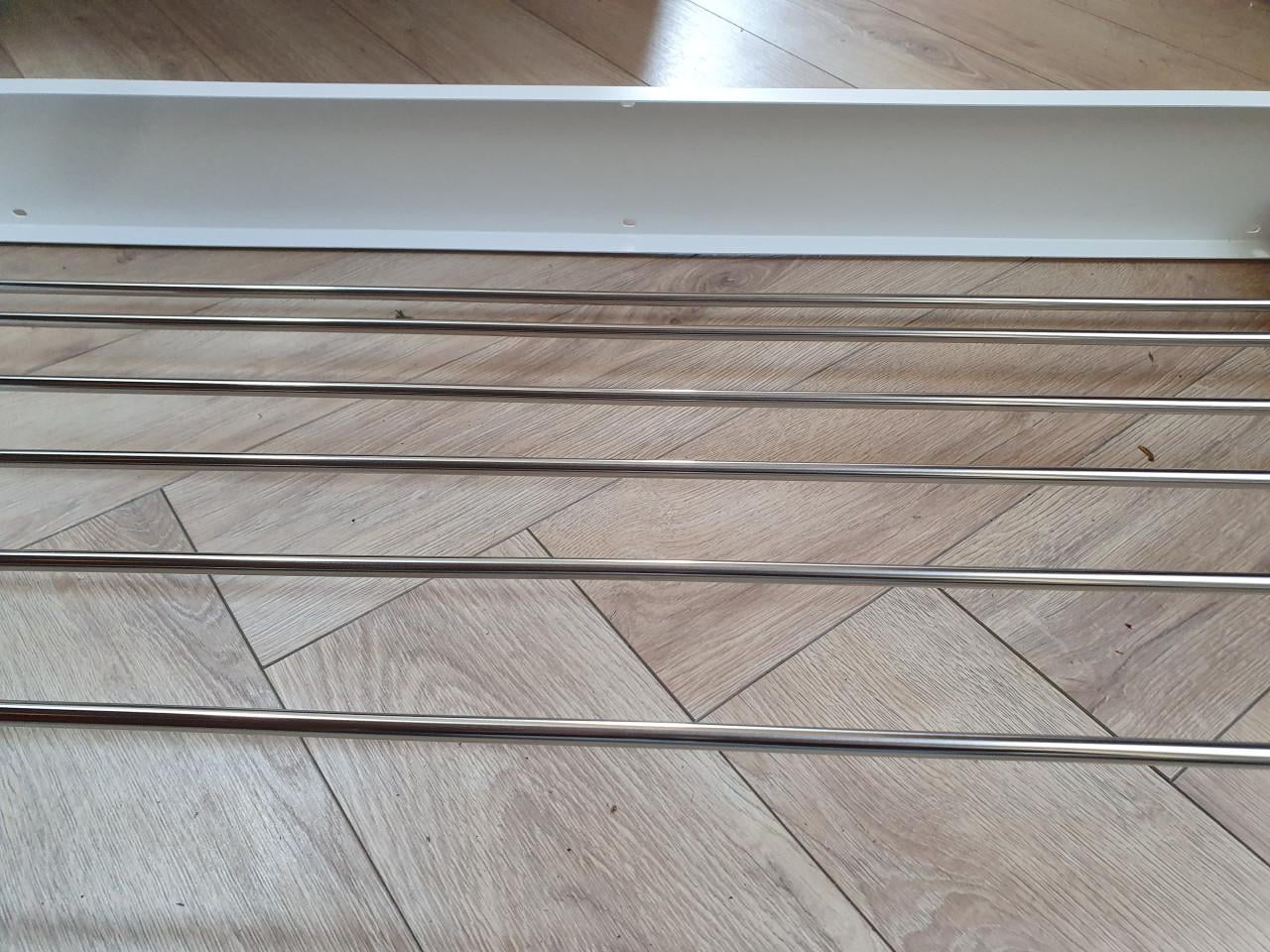 Wanddroogrek 100 cm wit – Inklapbaar – 6m drooglengte – ruimtebesparend