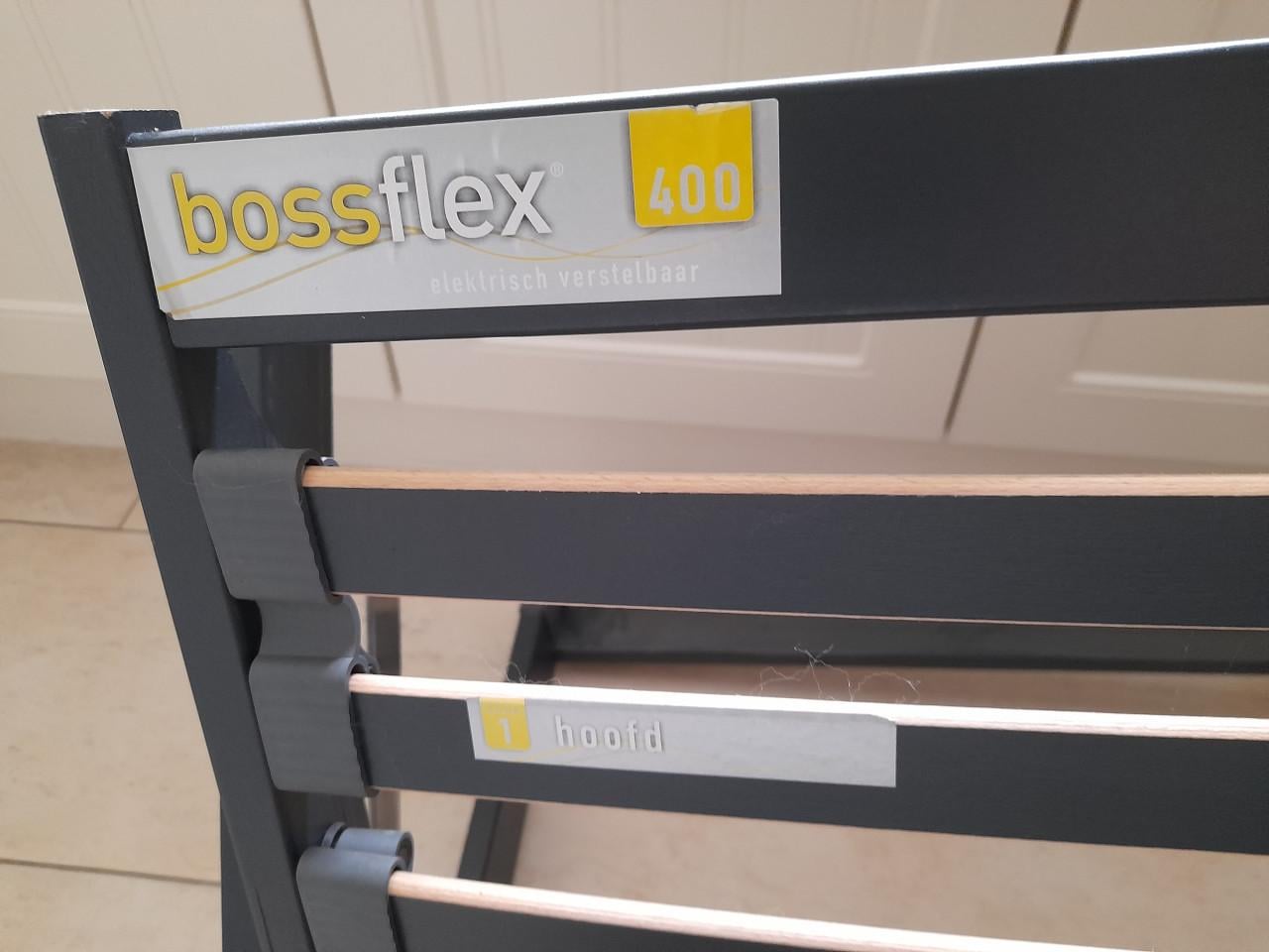Bossflex 400 elektrische lattenbodem ( in goede staat) 90 x 200