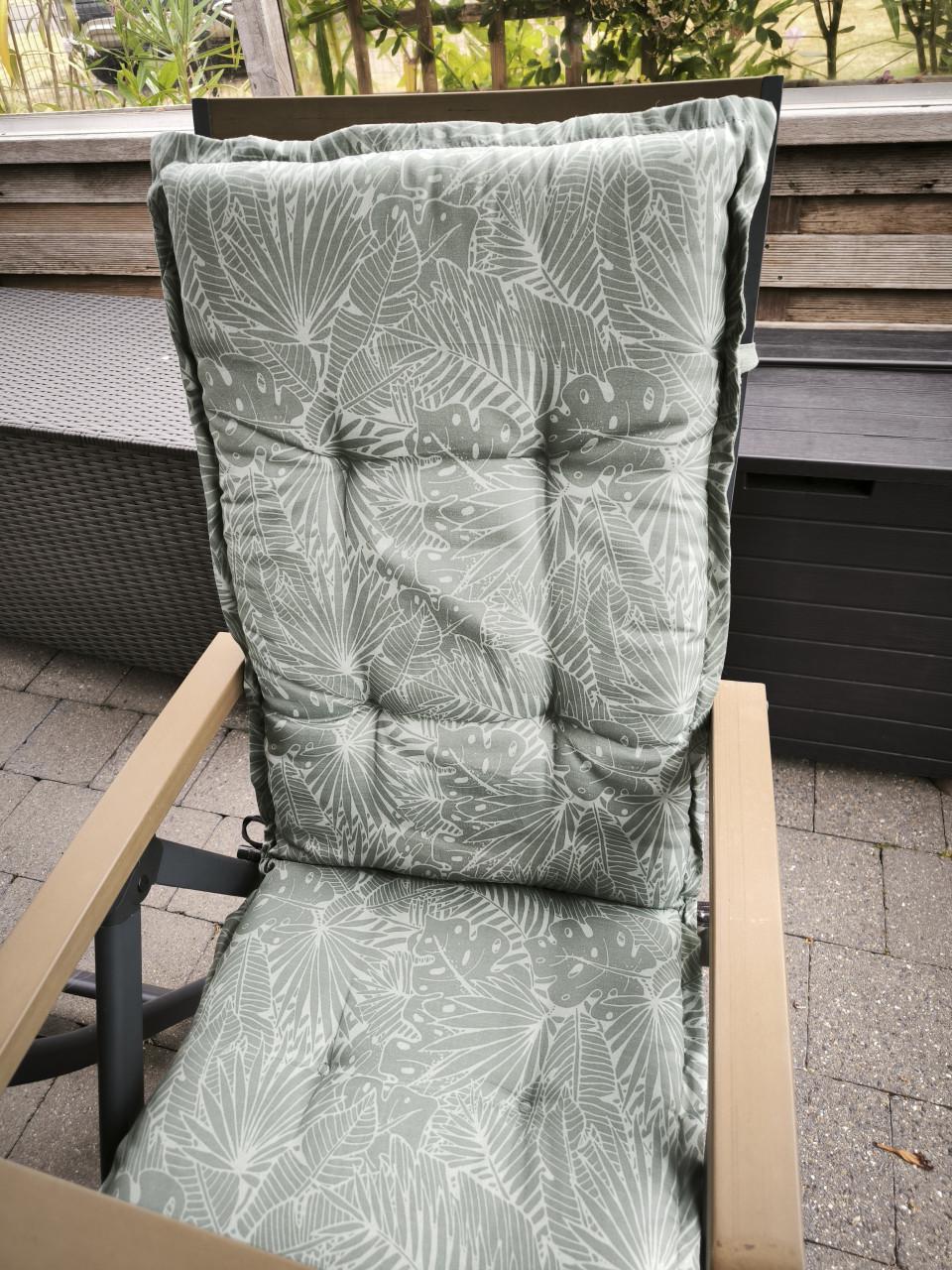 6 verstelbare polywood tuinstoelen