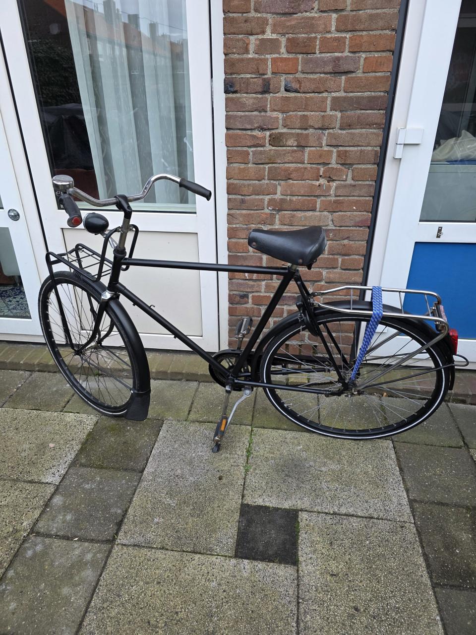 Goed werkend heren fiets Batavus-28inch-Fr.maat 57cm- Traprem achter