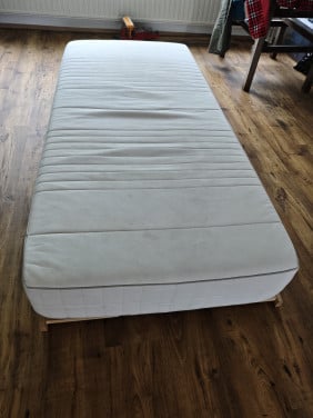 Matras en lattenbodem