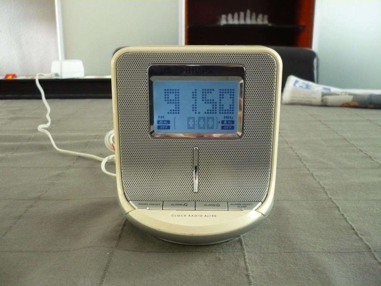 Vintage Philips klokradio-goed werkend