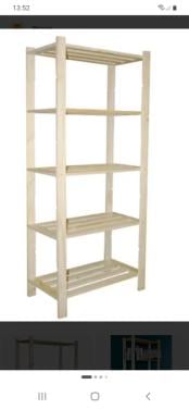 Houten opberg kast
