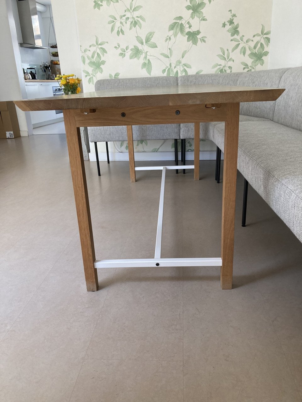 Eettafel licht eiken