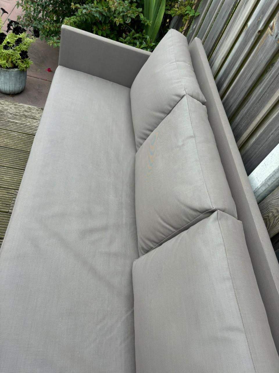 Tuin zithoek 225x255 taupe