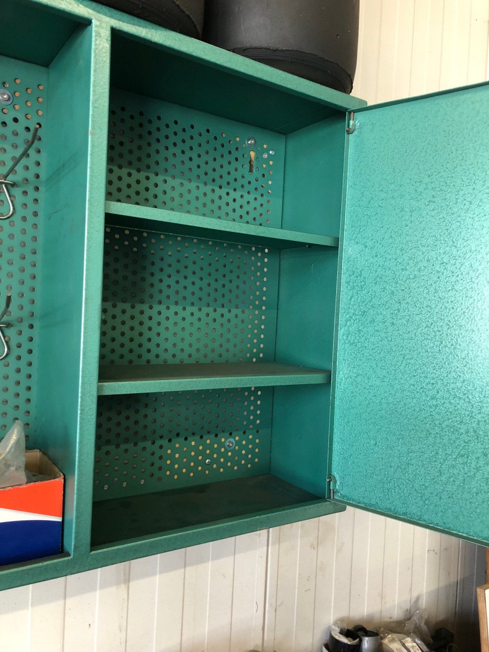 3 x 3 metalen werkplaats/gereedschap kastjes