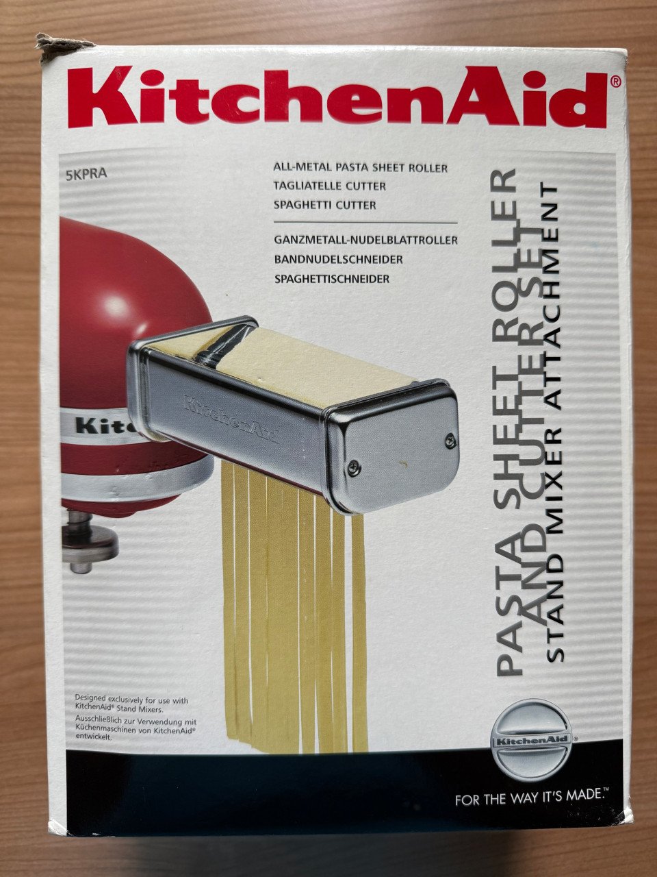 KitchenAid 5KPRA Pastaroller en snijderset (3-delig)