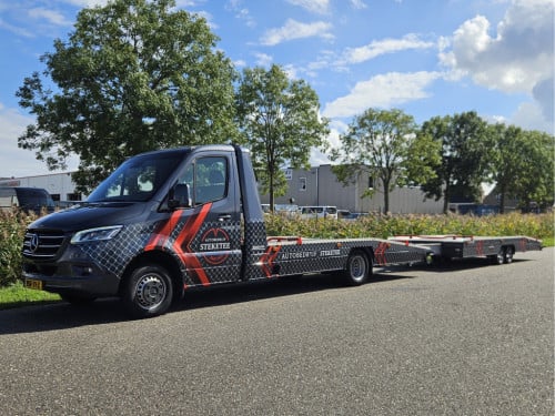 Mercedes-Benz Sprinter +aanhanger 519 cdi v6 autotransporter *combinatiepri