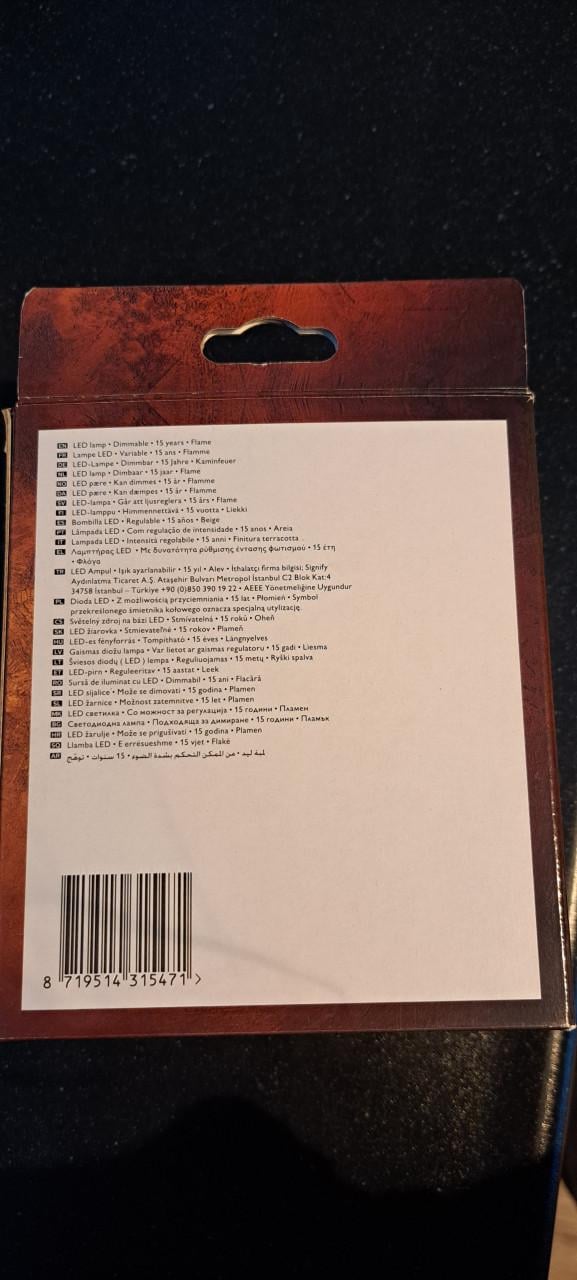 Philips led vintage lamp