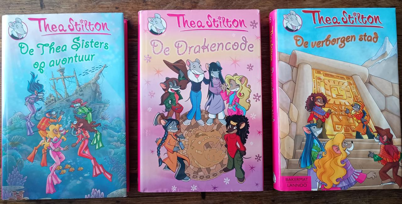 Drie boeken Thea Stilton