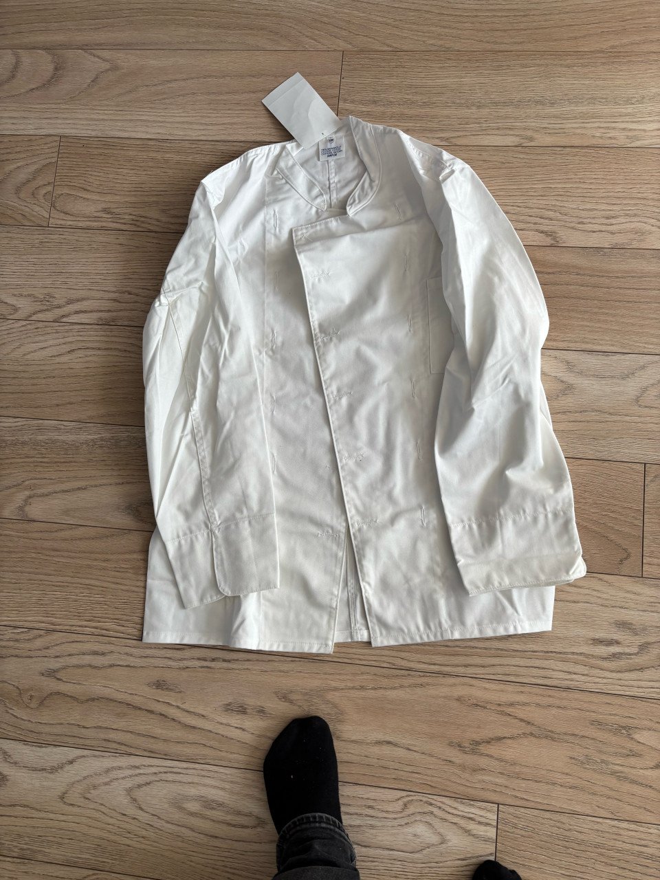 Witte koksbuis nieuw maat 50