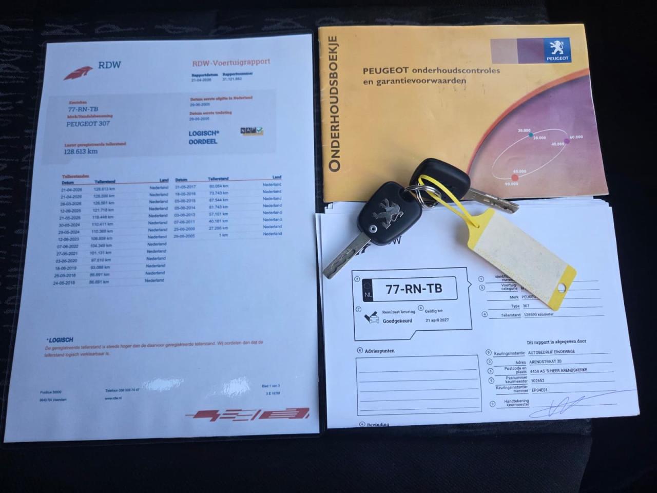 307 | 128.000 KM | NAP | APK 04-2027 | 5 - Deurs