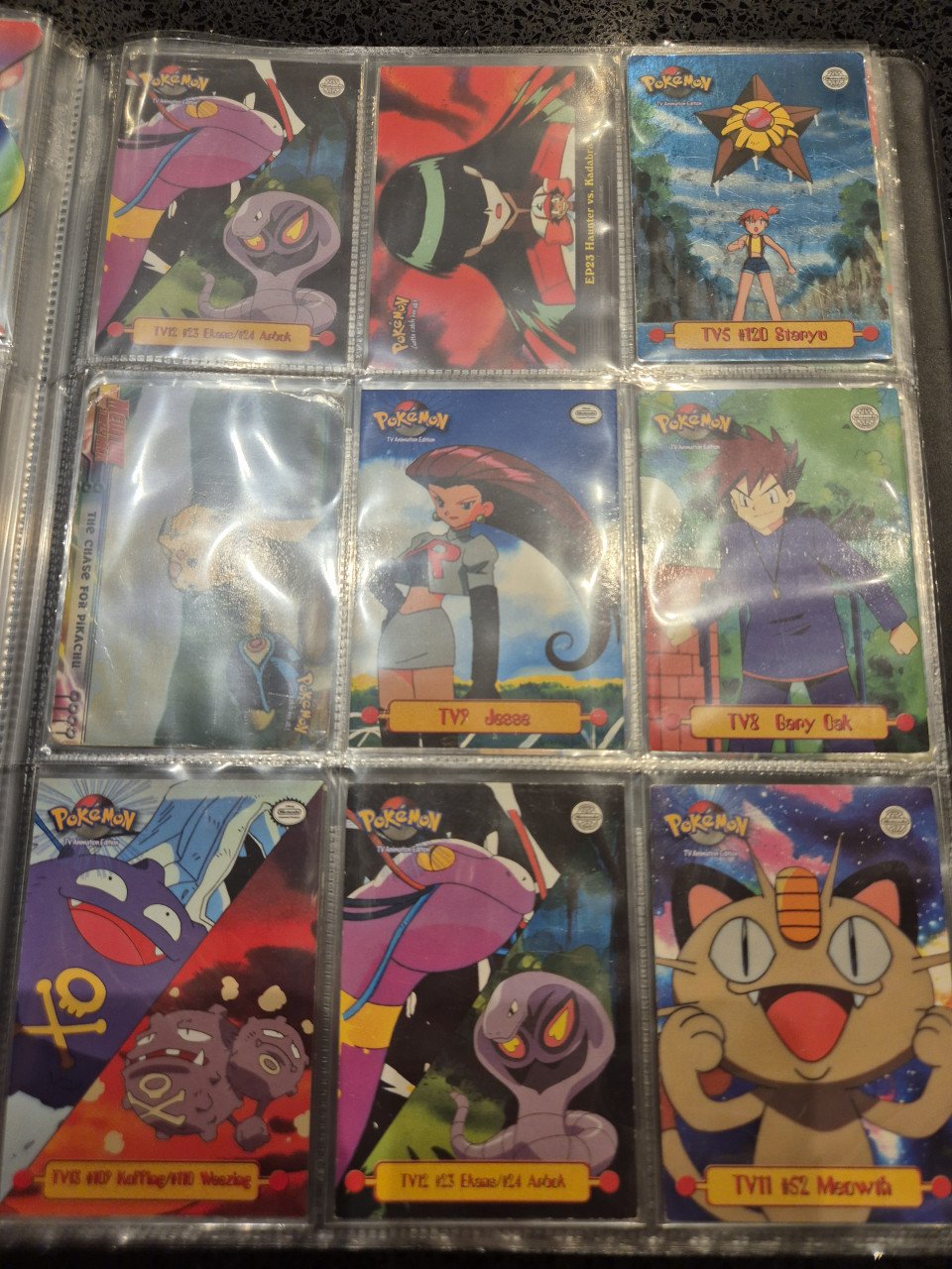 Oude pokemon verzameling 1999