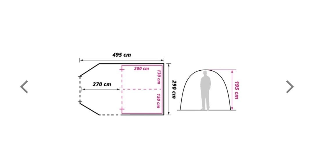 4 persoons katoenen tunneltent