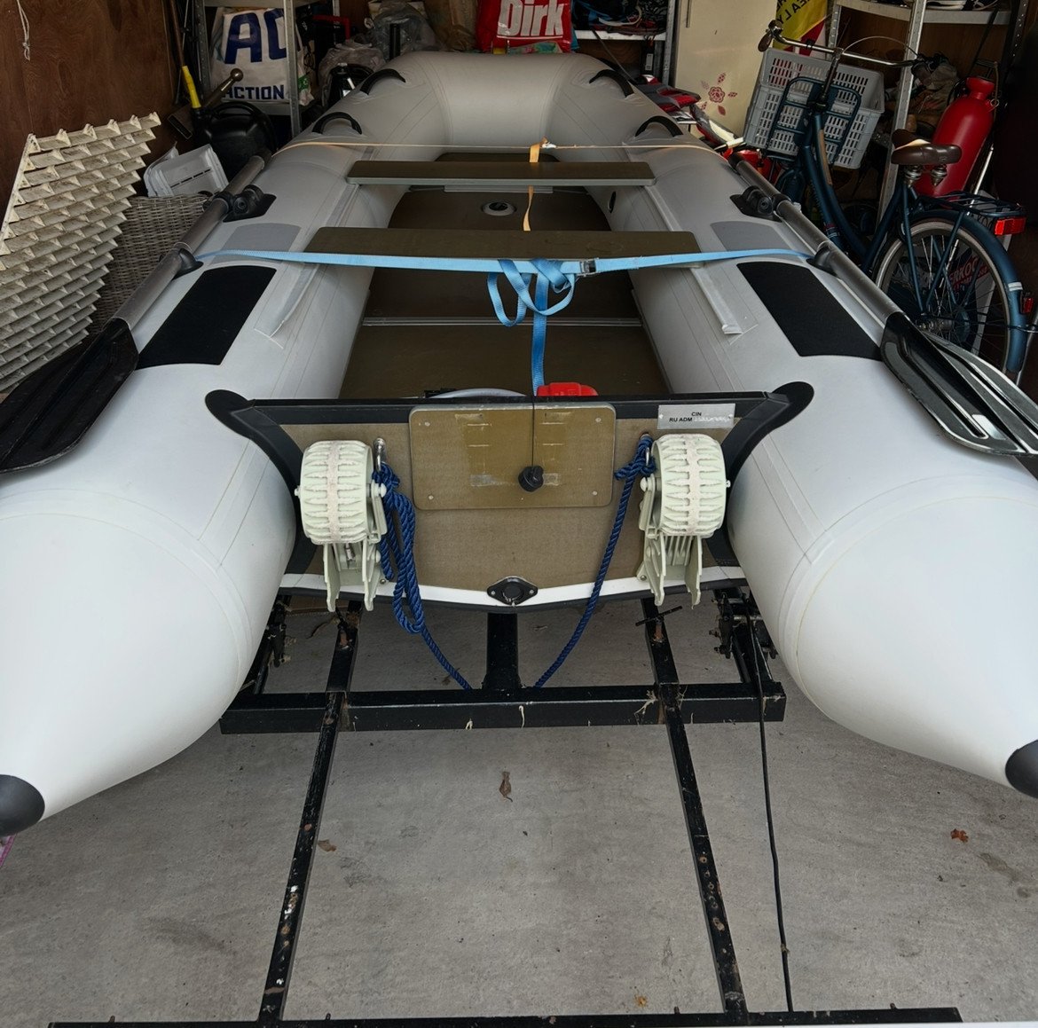 Te koop Beekman Rubberboot met Mercury motor en trailer