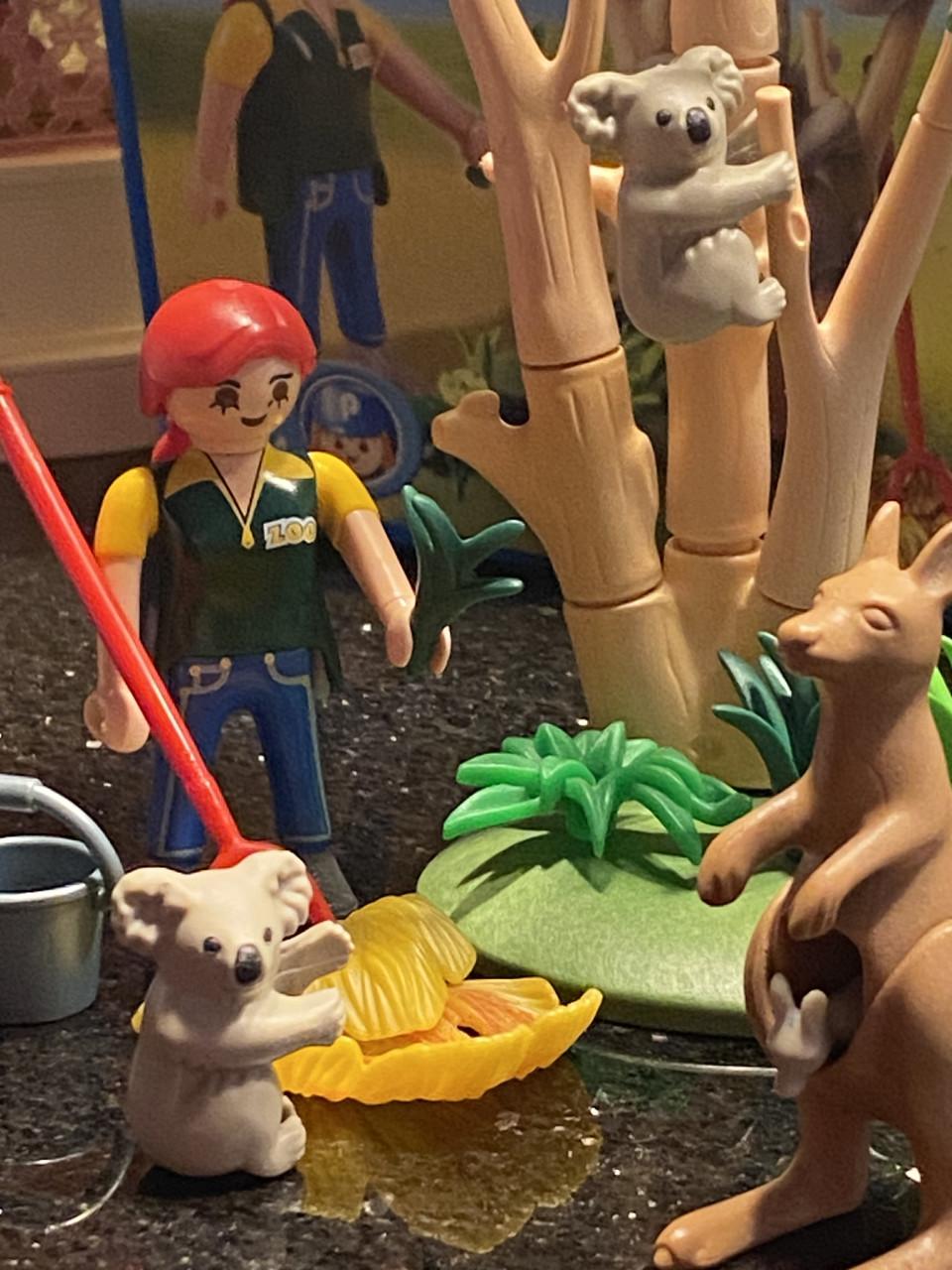 Playmobil koala boom met kangaroen